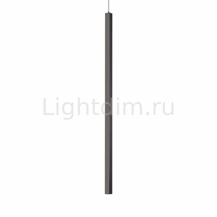 Подвесной светодиодный светильник Ideal Lux Ultrathin SP1 Big Square Nero